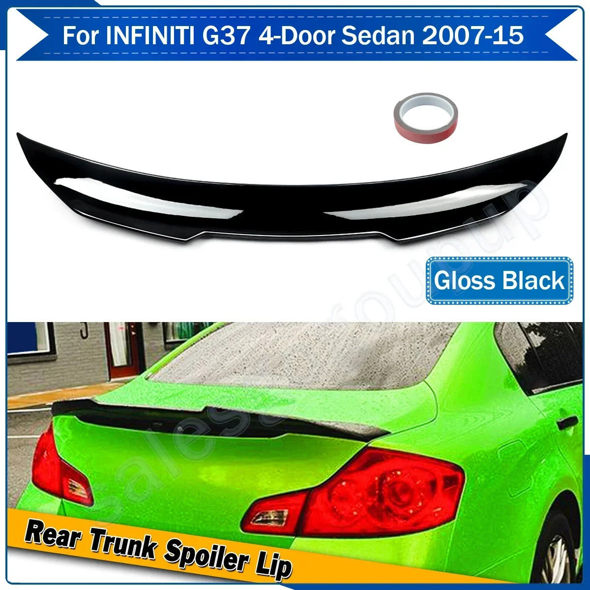PSM Style Highkick Trunk Spoiler For Infiniti G25 G35 G37 Q40 4DR 07-15 Glossy black
PSM Style Highkick Trunk Spoiler For Infiniti G25 G35 G37 Q40 4DR 07-15 Glossy black