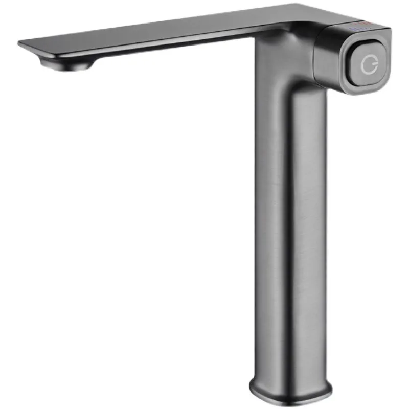 Basin Faucet Black Hot and Cold Single Countertop Mounted Vanity Solid Brass Sink Mixer Gun Grey Bathroom Basin Faucet
Basin Faucet Black Hot and Cold Single Countertop Mounted Vanity Solid Brass Sink Mixer Gun Grey Bathroom Basin Faucet