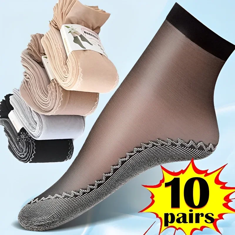 Velvet Silk Socks Spring Summer Women Girl Comfort Non-Slip Socks Bottom Splice Transparent Breathable Socks Fashion Accessories
Velvet Silk Socks Spring Summer Women Girl Comfort Non-Slip Socks Bottom Splice Transparent Breathable Socks Fashion Accessories