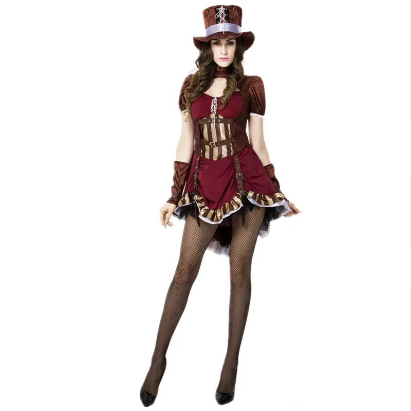 Western Cowboy Animal Trainer Costume Steampunk Theme Party Cosplay Queen Costume halloween costumes for Women adult
Western Cowboy Animal Trainer Costume Steampunk Theme Party Cosplay Queen Costume halloween costumes for Women adult