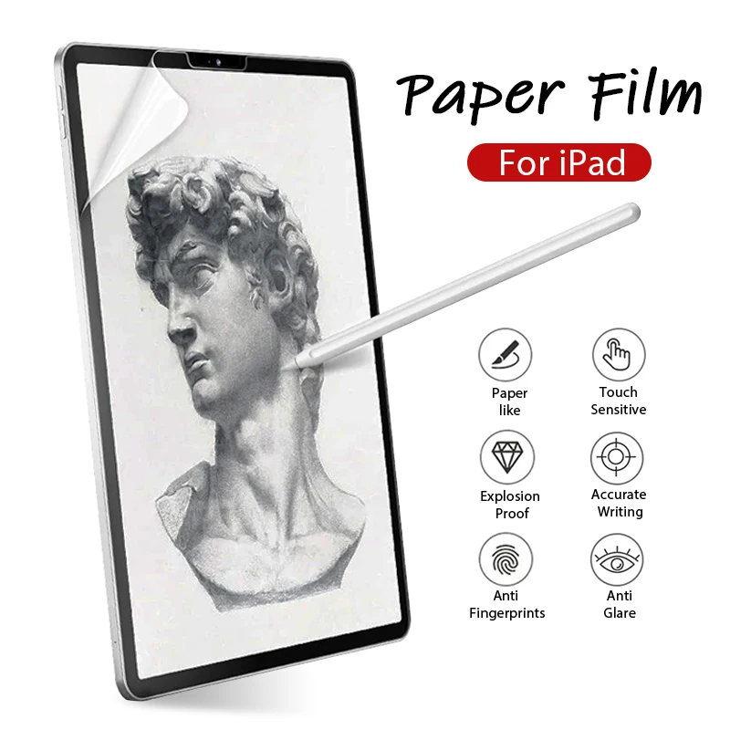 Matte Like Paper Film Screen Protector For Apple iPad Pro 12.9 11 12 9 10th Generation Air 5 4 Mini 6 9 7th 8th 10.2 Accessories
Matte Like Paper Film Screen Protector For Apple iPad Pro 12.9 11 12 9 10th Generation Air 5 4 Mini 6 9 7th 8th 10.2 Accessories