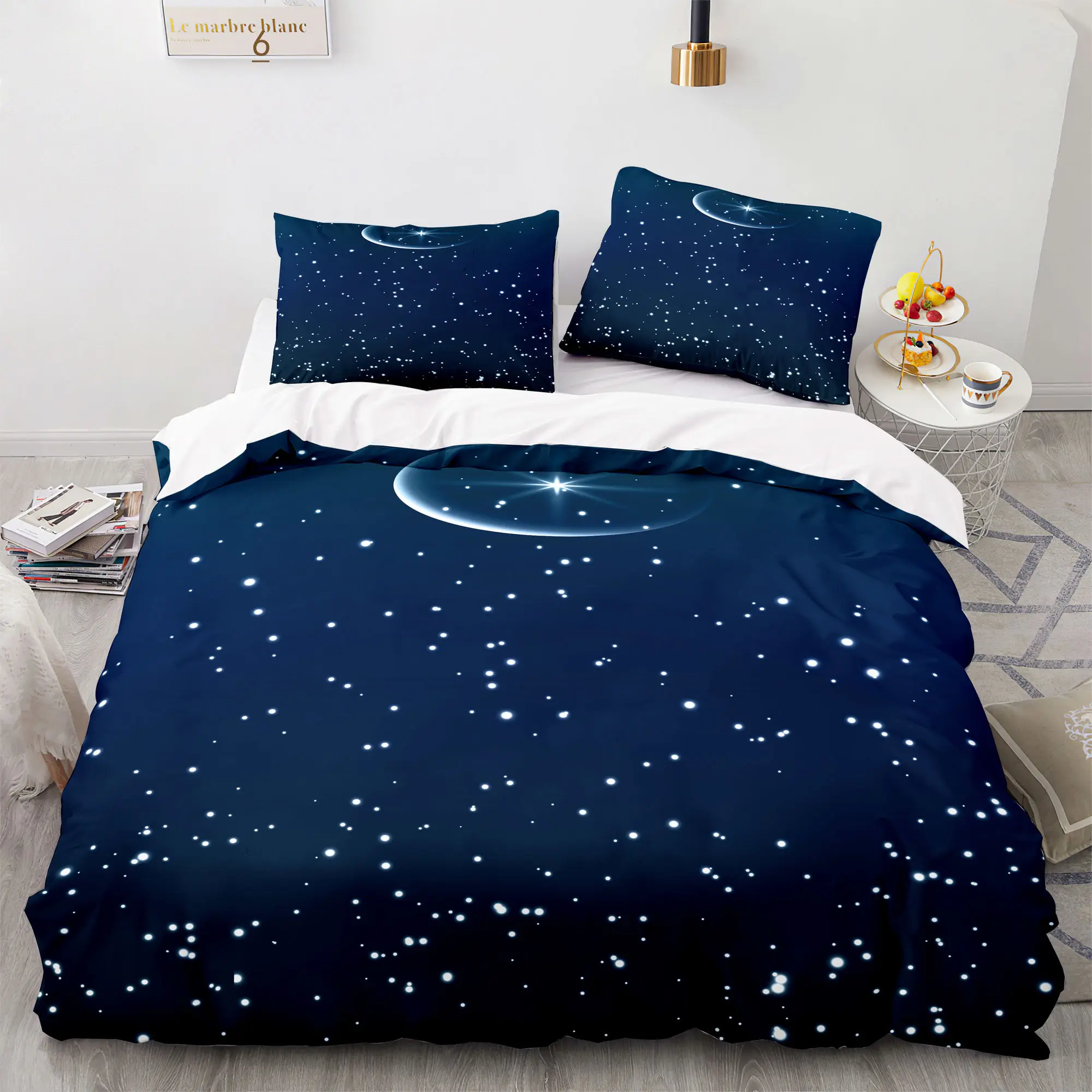 

Moonlight Bedding Set Quilt Cover Twin Full Queen King Size With Pillowcases Bed Set Aldult Kid Bedroom Decor Gift Home