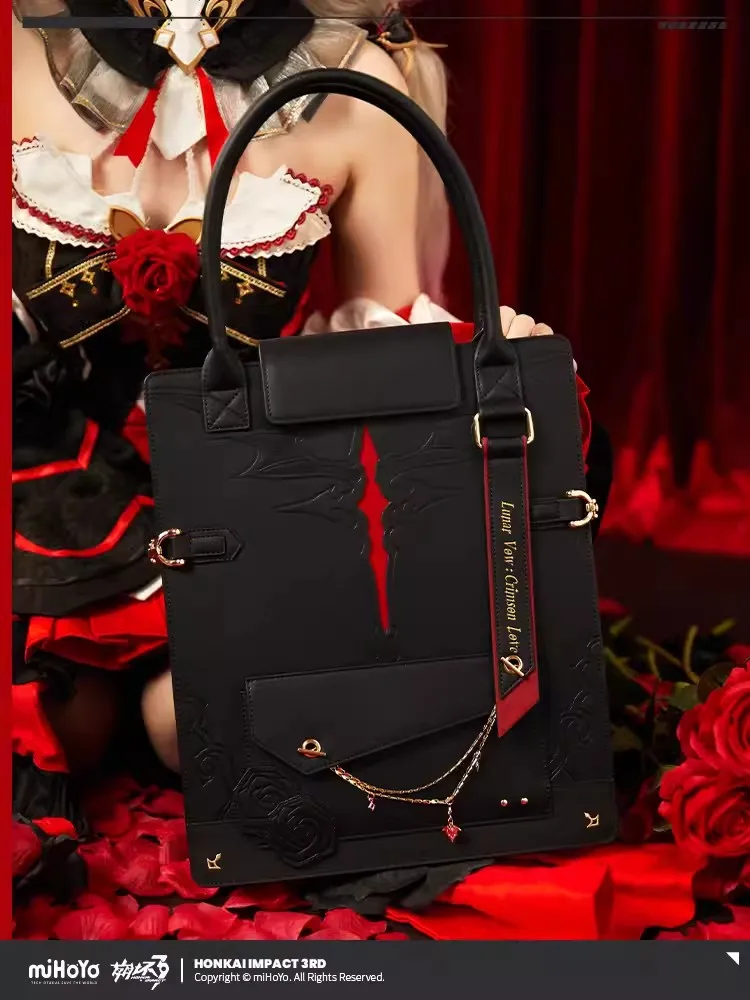 

miHoYo Official Honkai Impact 3 Moon Pledge To Love With Heart Theme Impression Tote Backpack Fashion New Crossbody Bag