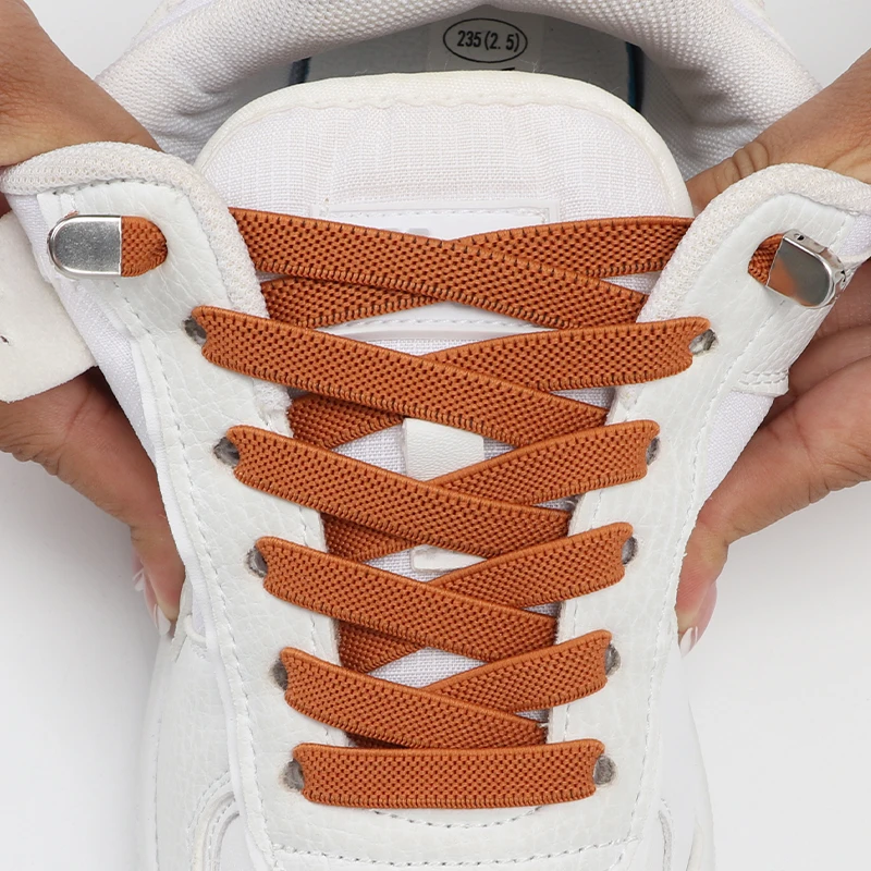 fashion Metal Lock Elastic shoelaces fit classics Solid color shoelace sneakers leisure Unisex Shoe accessories 21 colors1 pair
fashion Metal Lock Elastic shoelaces fit classics Solid color shoelace sneakers leisure Unisex Shoe accessories 21 colors1 pair