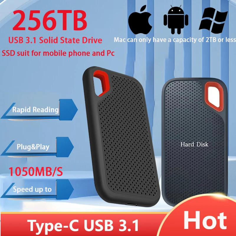 Для Xiaomi SSD E60 мобильный жесткий диск 256 ТБ 1 ТБ 2 ТБ 16 Тб HDD высокоскоростной внешний жесткий диск для настольных ПК/PS5 игровых устройств
Для Xiaomi SSD E60 мобильный жесткий диск 256 ТБ 1 ТБ 2 ТБ 16 Тб HDD высокоскоростной внешний жесткий диск для настольных ПК/PS5 игровых устройств