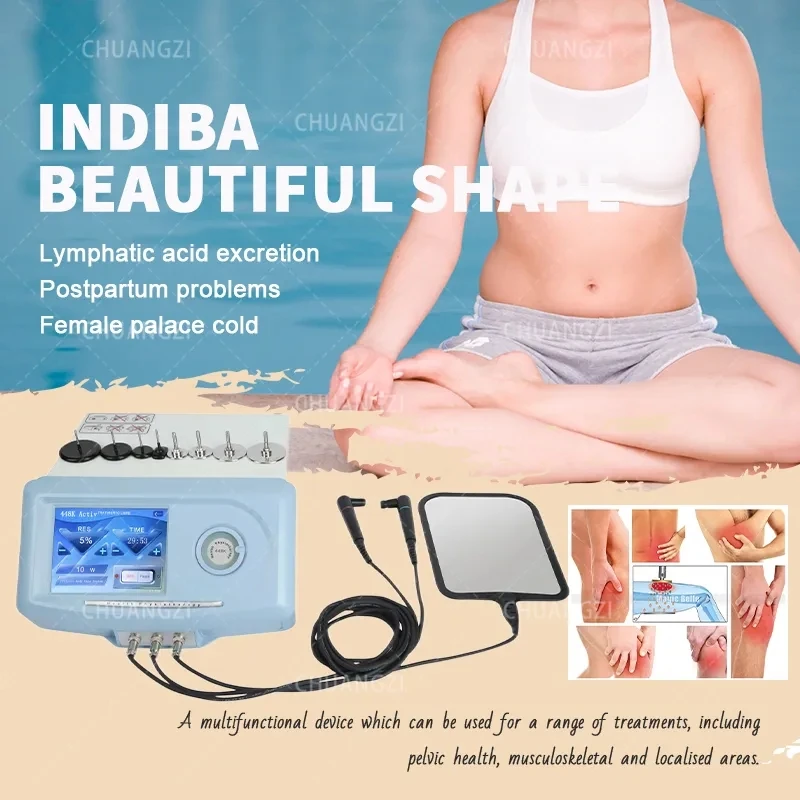 

2024 Newest Indiba 448 Khz Body Care System RET CET Weight Loss Facial Lifting Slimming Beauty Machine