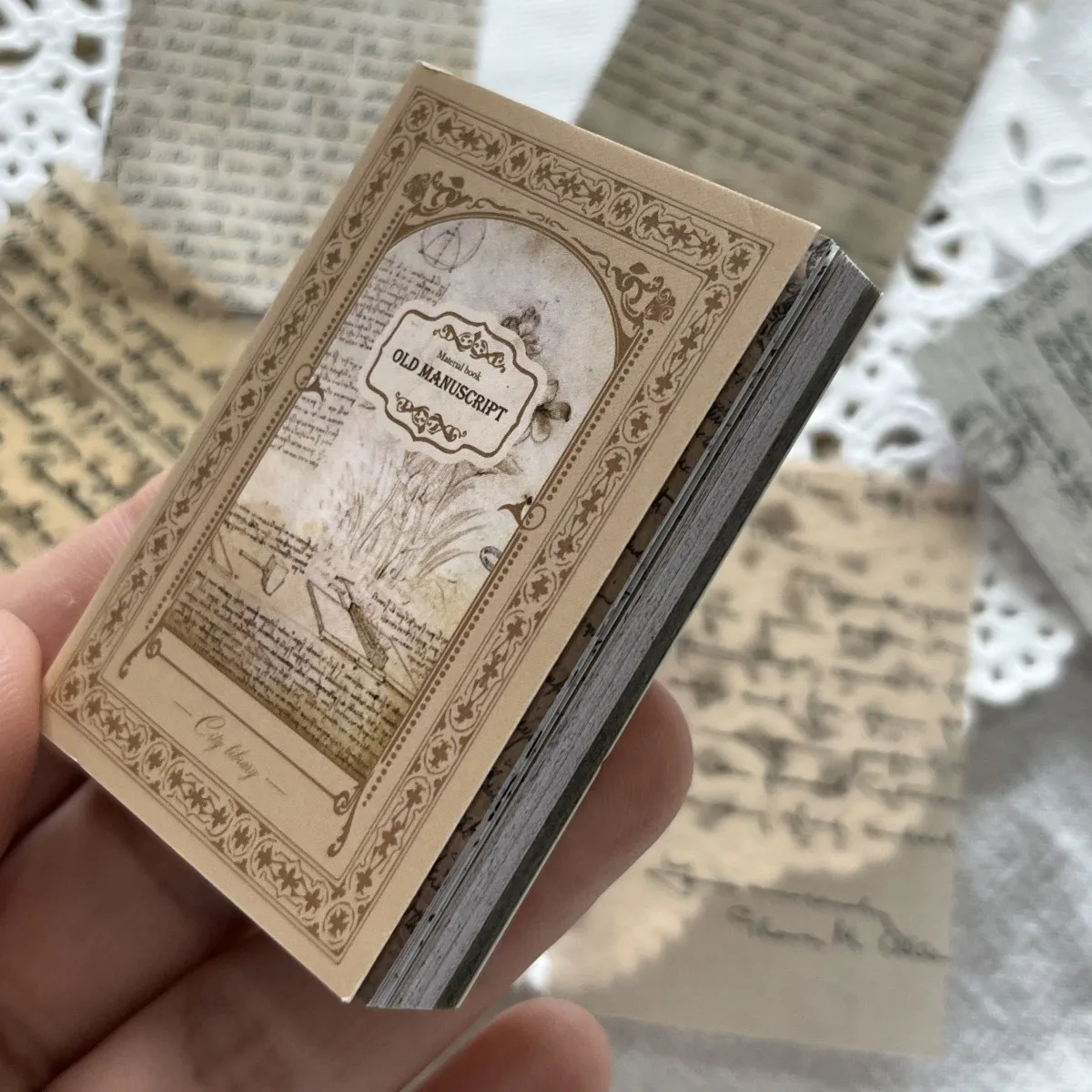 Vintage Mini Material Paper Book Manuscript Handwritten Letter Junk Journal Paper Card DIY Scrapbooking Decorative LOMO Cards
Vintage Mini Material Paper Book Manuscript Handwritten Letter Junk Journal Paper Card DIY Scrapbooking Decorative LOMO Cards