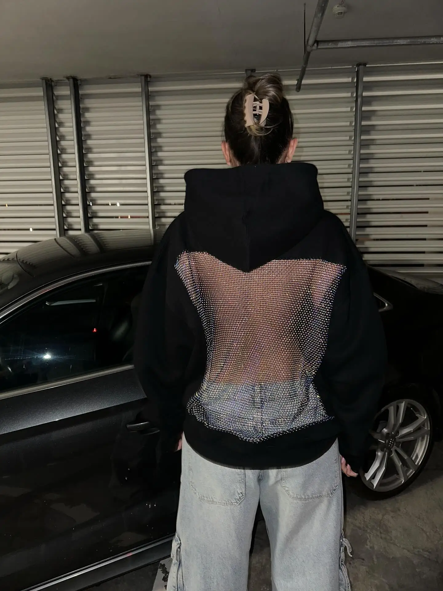 American Gothic Sexy Hollow Mesh Hoodie Y2K Clothes Womens Fashion Translucent Pullover Sweatshirt Casual Long Sleeves Jacket 22 S7f8a0909b4d04531bf47d7d031219afaw