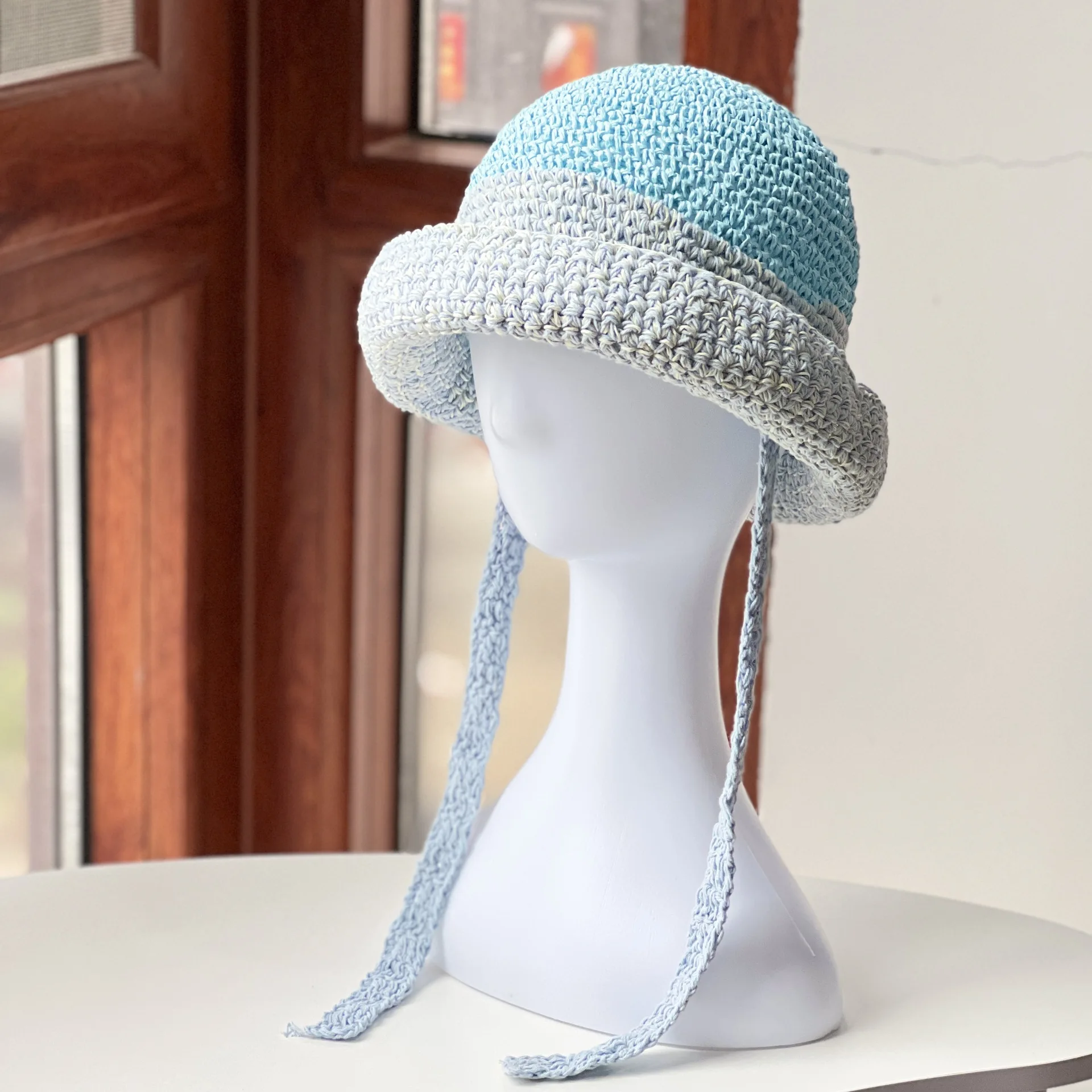 Japanese Niche Ins Stripe Crochet Knitted Bucket Hat Women Summer Hollow Basin Hat Sunscreen Straw Hat Sun Hat
Japanese Niche Ins Stripe Crochet Knitted Bucket Hat Women Summer Hollow Basin Hat Sunscreen Straw Hat Sun Hat