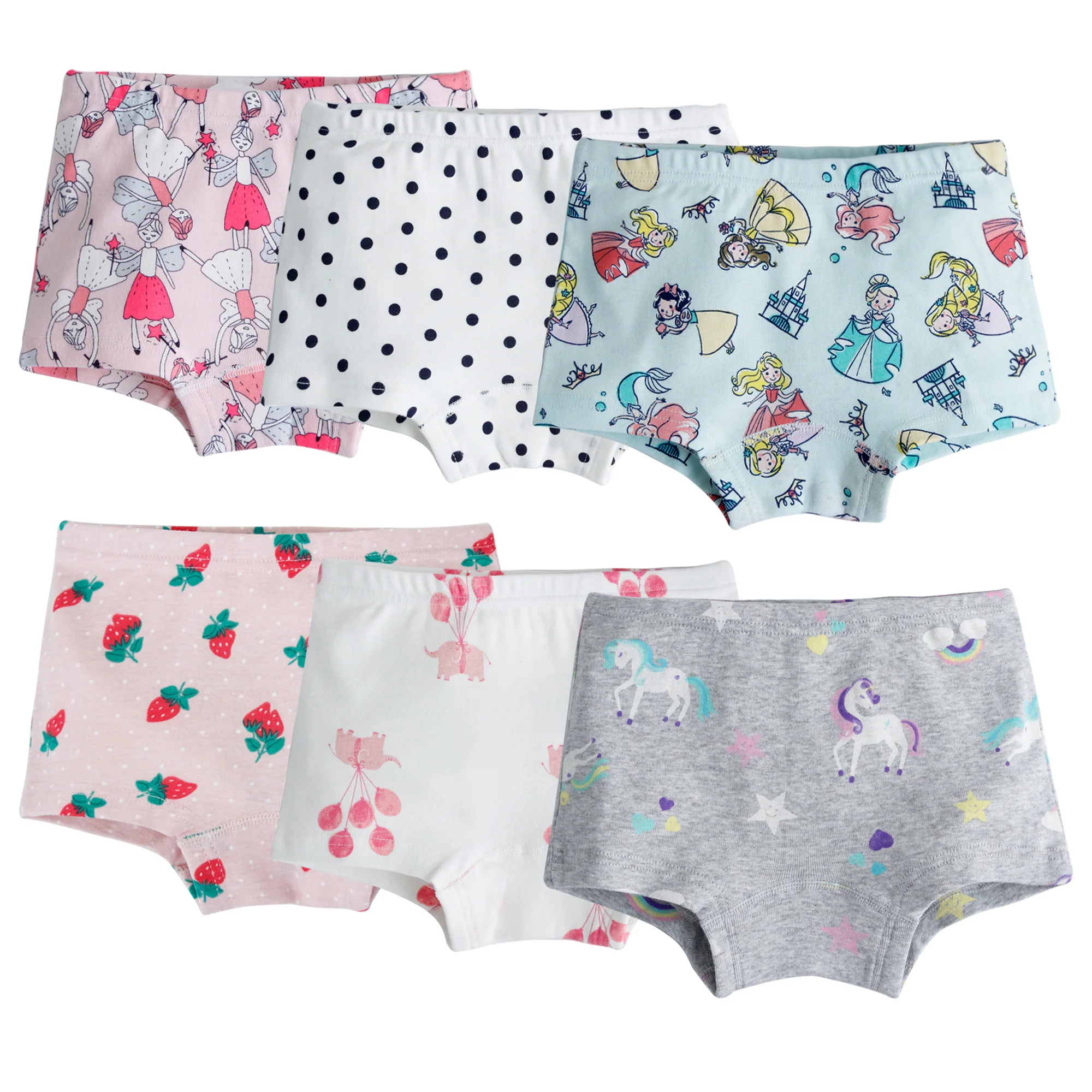 Kids Little Girls Underwear Toddler Baby 100% Cotton Soft Briefs Panties Cartoon Big Girls Undies 1-10 Years (Pack of 6)
Kids Little Girls Underwear Toddler Baby 100% Cotton Soft Briefs Panties Cartoon Big Girls Undies 1-10 Years (Pack of 6)