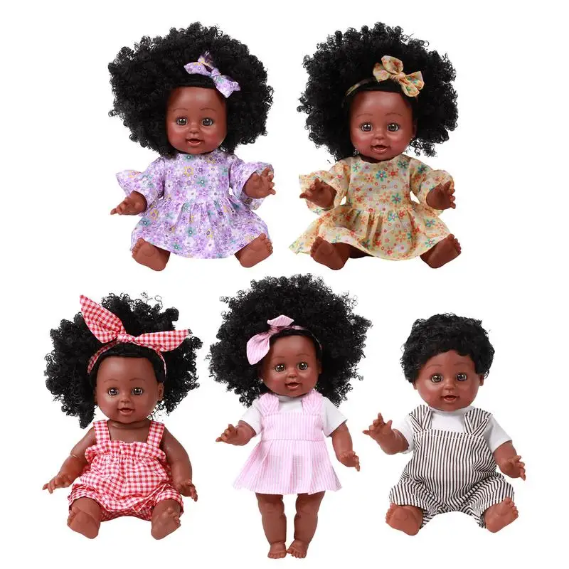 Realistic Newborn Doll African Black Newborn Baby Doll Simulation Washable Childrens Pretends Play Toys For Kids Games Accessory
Realistic Newborn Doll African Black Newborn Baby Doll Simulation Washable Childrens Pretends Play Toys For Kids Games Accessory