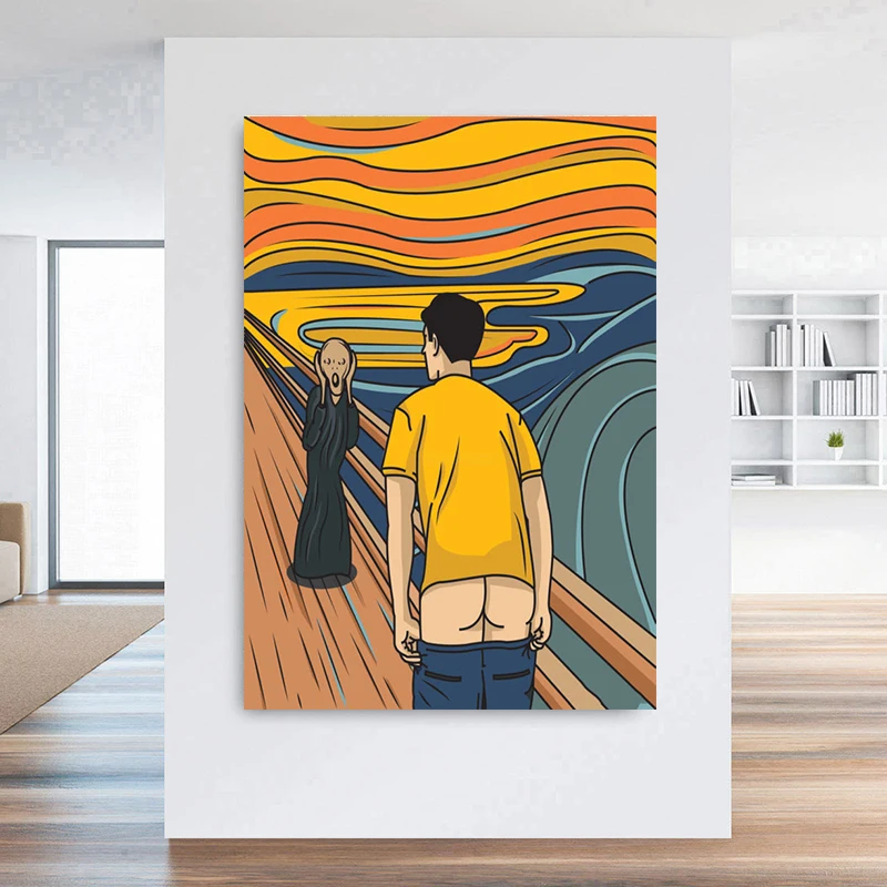 Abstract Famous Painting Art Shouting Oil Painting Canvas Posters and Prints Modern Pop Wall Pictures For Living Room Home Decor
Abstract Famous Painting Art Shouting Oil Painting Canvas Posters and Prints Modern Pop Wall Pictures For Living Room Home Decor