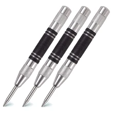 Automatic Center Punch 3 PCS - Adjustable Heavy Duty 5 In Spring Loaded Center Punch Tool For Metal, Wood, Plastic,Glass
Automatic Center Punch 3 PCS - Adjustable Heavy Duty 5 In Spring Loaded Center Punch Tool For Metal, Wood, Plastic,Glass