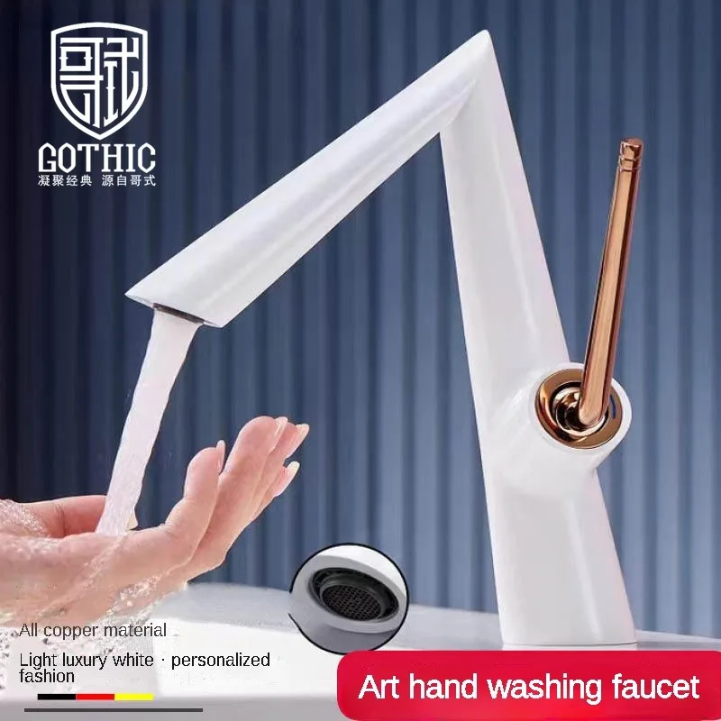 2023 Source Factory Brass Wash Basin Faucet White Art Washbasin Face Washing Faucet Hot&cold Water Rose Gold Bathroom Mixer Tap
2023 Source Factory Brass Wash Basin Faucet White Art Washbasin Face Washing Faucet Hot&cold Water Rose Gold Bathroom Mixer Tap