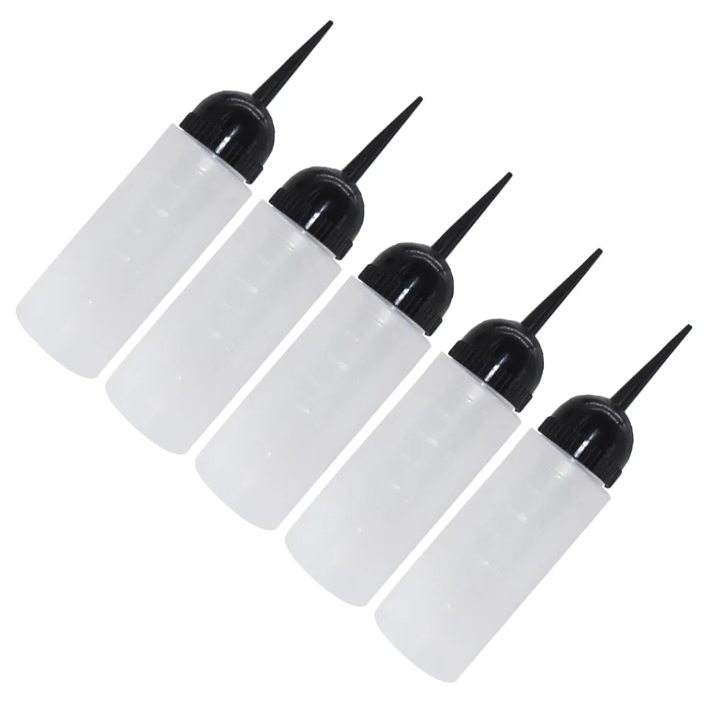 120ml Salon Hair Color Measuring Refillable Applicator Bottle Scale Hairdressing Tool 5pcs
120ml Salon Hair Color Measuring Refillable Applicator Bottle Scale Hairdressing Tool 5pcs