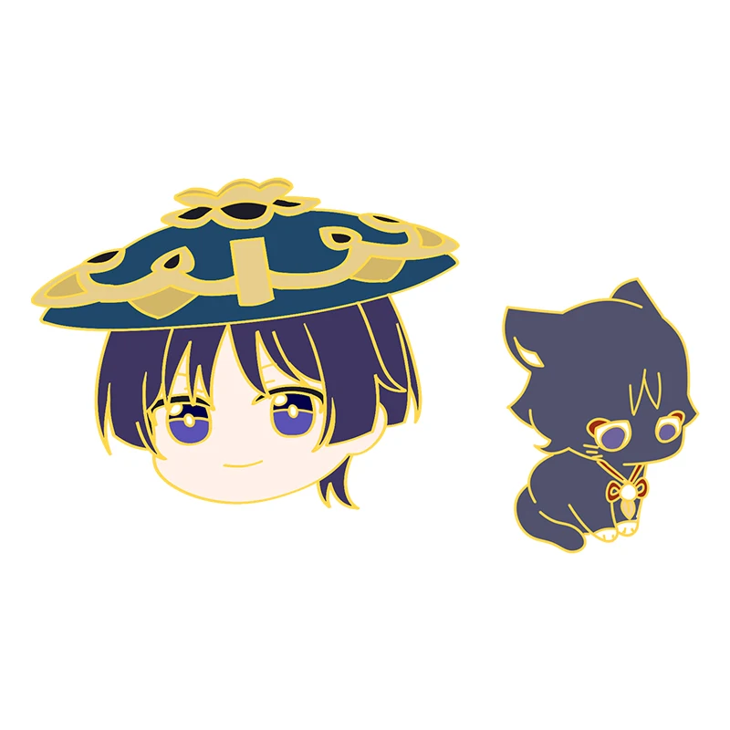 Genshin Impact Pin Badge Anime Figure Wanderer Balladeer Kunikuzushi Cat Cosplay Metal Brooch Pendant Backpack Collection Gifts
Genshin Impact Pin Badge Anime Figure Wanderer Balladeer Kunikuzushi Cat Cosplay Metal Brooch Pendant Backpack Collection Gifts