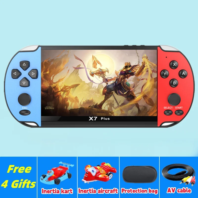 WALKGAMER color 5.1-inch multi-function game console built-in 11000 retro game handheld game arcade video music e-book TV output
WALKGAMER color 5.1-inch multi-function game console built-in 11000 retro game handheld game arcade video music e-book TV output