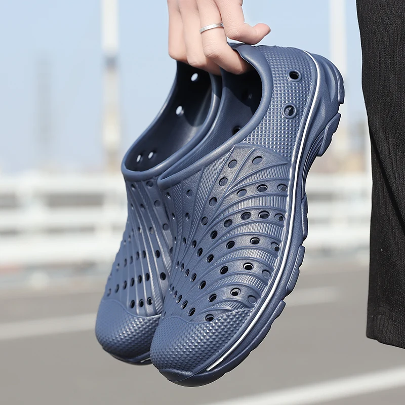 Men's Summer Sandals Men's Outdoor Comfortable Non-slip Lightweight Hole Sandals Hollow Breathable Clogs Fashion Beach Slippers
Men's Summer Sandals Men's Outdoor Comfortable Non-slip Lightweight Hole Sandals Hollow Breathable Clogs Fashion Beach Slippers