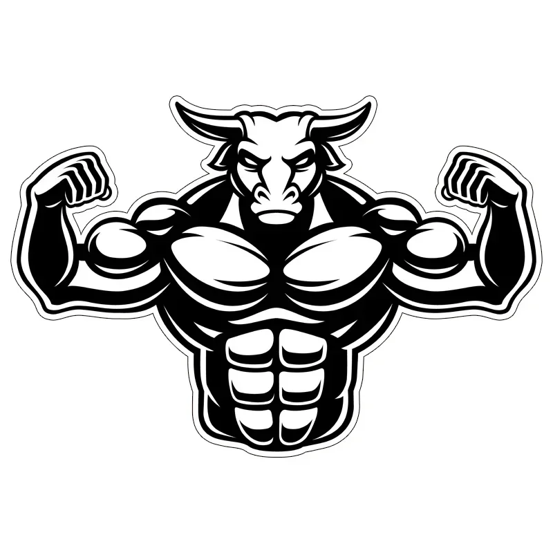 TXCT Personality Classic Muscle Style Bull Fitness Bull Men Vintage Bend Motorcycle Decal Decal Auto Parts PVC, 10cm
TXCT Personality Classic Muscle Style Bull Fitness Bull Men Vintage Bend Motorcycle Decal Decal Auto Parts PVC, 10cm