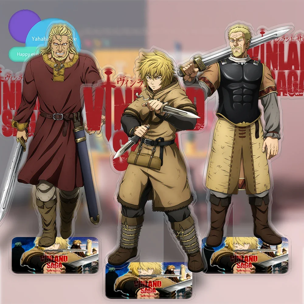 Vinland Saga Thorfinn Karlsefni Acrylic Ornament Ice War Anime Standing Two-Dimensional Character Whole Body 15cm Creative Gift
Vinland Saga Thorfinn Karlsefni Acrylic Ornament Ice War Anime Standing Two-Dimensional Character Whole Body 15cm Creative Gift