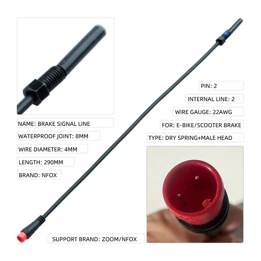 E-Bike Magnetic Induction Wire 21cm For NFOX Electric Bike Power Cut Off Brake Sensor Electric Bicycle Accessories
E-Bike Magnetic Induction Wire 21cm For NFOX Electric Bike Power Cut Off Brake Sensor Electric Bicycle Accessories