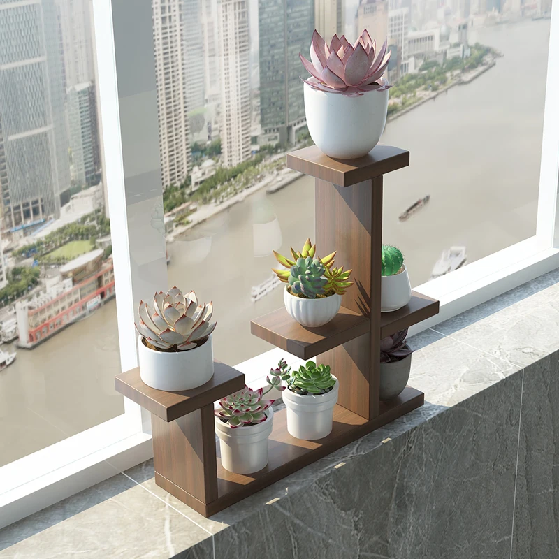 

Multi Layer Design Plant Shelves Pedastle Watering Window Straight Plant Stand Balcony Living Room Stojak Na Kwiaty Decoration