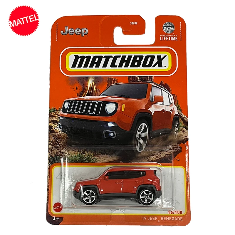 

Оригинальный Mattel Matchbox автомобиль 1/64 металлический отлитый под давлением 30782 19 Jeep Renegade модель автомобиля забавные игрушки для мальчиков коллекция подарок на день рождения