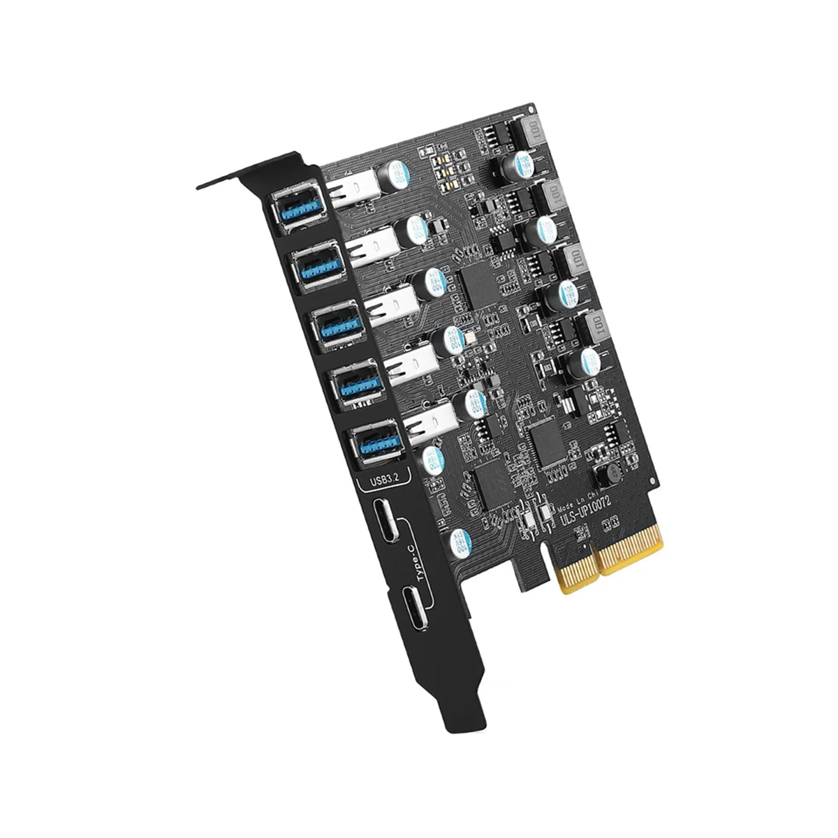 PCIe USB 3,2 карта расширения USB-A 5X USB-C 2X PCI супер скорость-USB 3,2 макс. 10 Гбит/с для ПК хоста
PCIe USB 3,2 карта расширения USB-A 5X USB-C 2X PCI супер скорость-USB 3,2 макс. 10 Гбит/с для ПК хоста