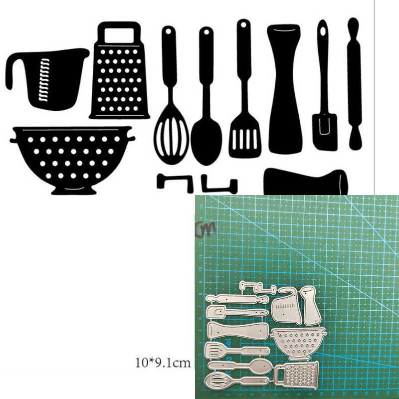 Metal Cutting Dies Cut Kitchen Tools Scrapbook Decoration Paper Craft Knife Mold Template Punch Stencils
Metal Cutting Dies Cut Kitchen Tools Scrapbook Decoration Paper Craft Knife Mold Template Punch Stencils
