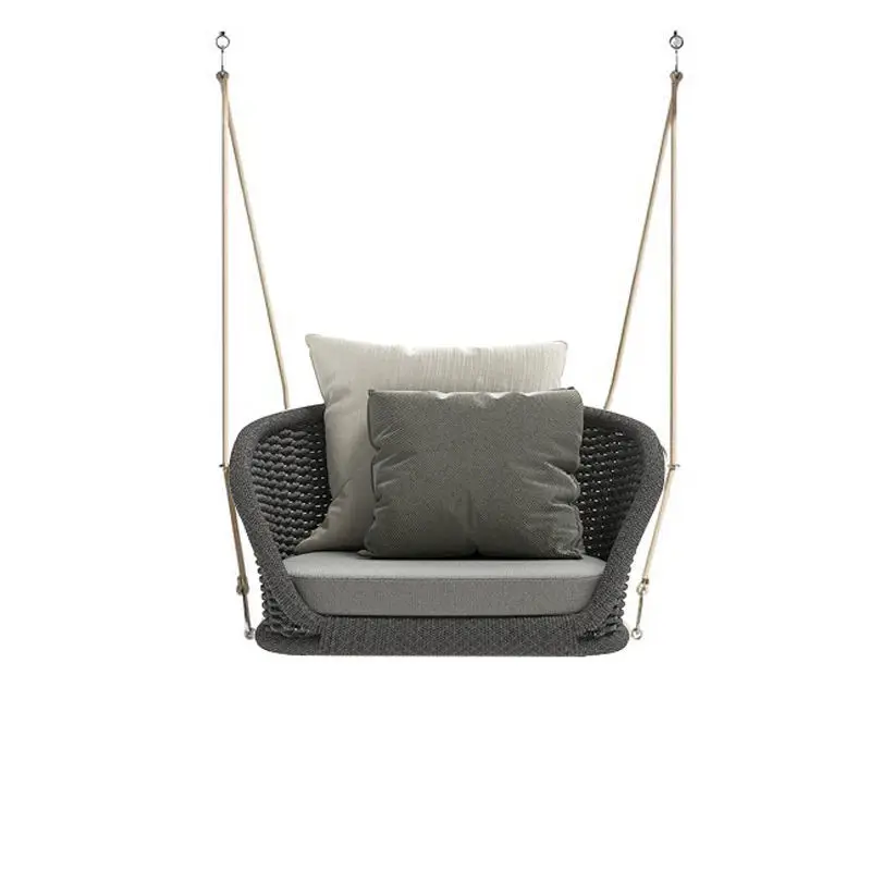 Family balcony single hanging lazy woven rope basket swing net celebrity outdoor leisure rocking hanging chair كرسي معلق
Family balcony single hanging lazy woven rope basket swing net celebrity outdoor leisure rocking hanging chair كرسي معلق