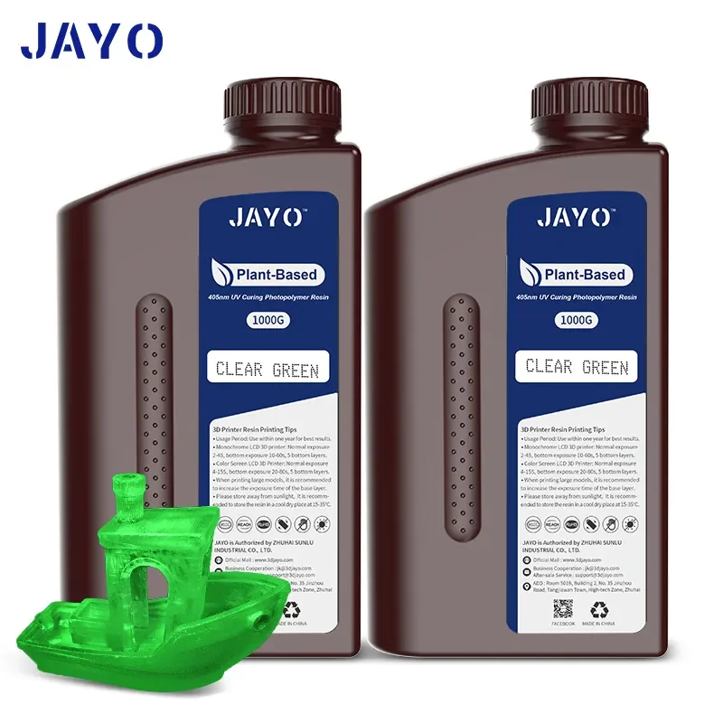 JAYO Water Washable/ABS-Like/Plant Based/Standard Resin 2KG Photopolymer Liquid Low Odor Truly For LCD/SLA 3D Printer Materials
JAYO Water Washable/ABS-Like/Plant Based/Standard Resin 2KG Photopolymer Liquid Low Odor Truly For LCD/SLA 3D Printer Materials