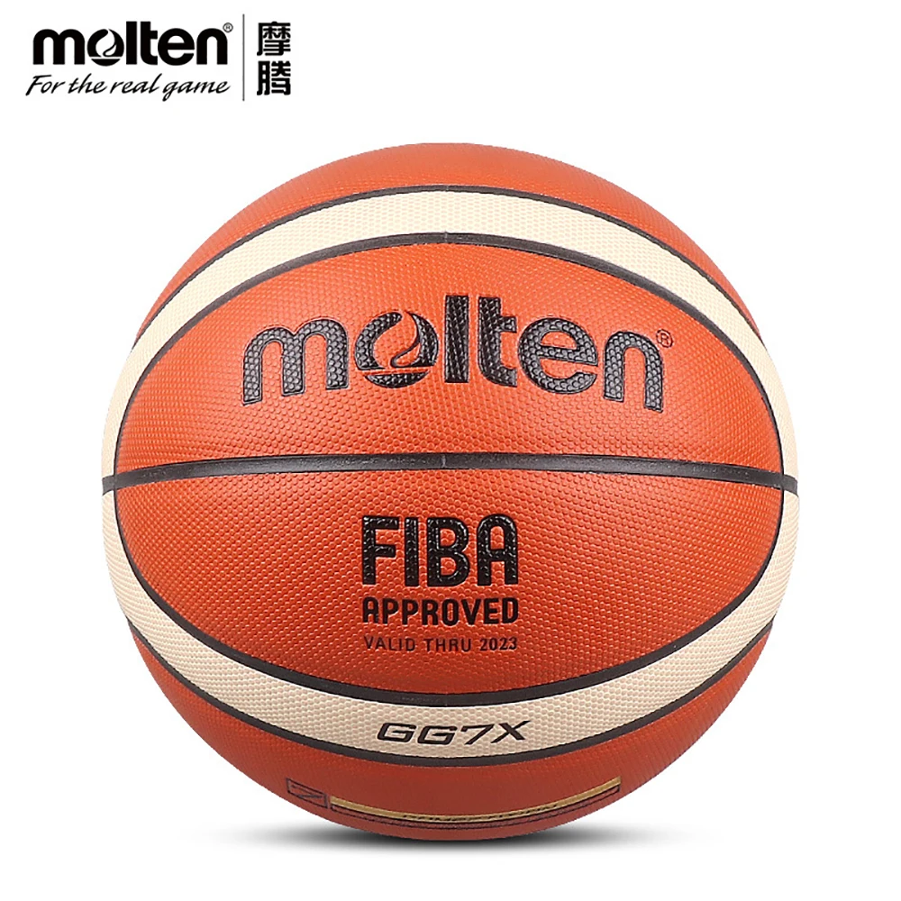 

Molten Basketball Ball GG7X Official Size 7 PU Leather Outdoor Indoor Match Training Men Women Baloncesto