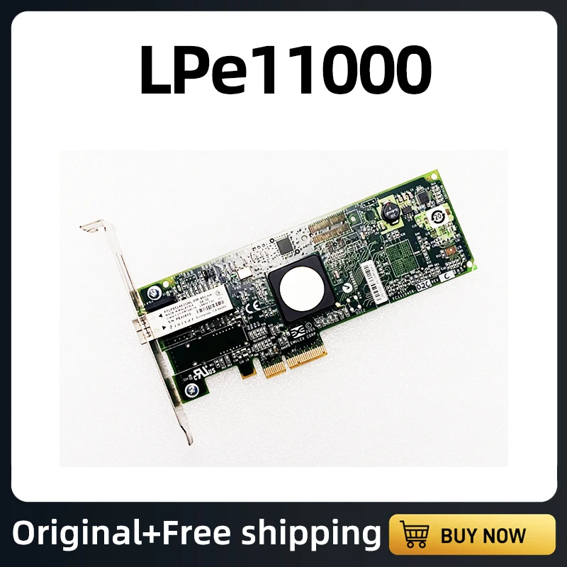 Оригинальный 100% Аутентичный LPe11000 LPE 11000 4GFC PCIe x4 4 Гб однопортовая карта HBA
Оригинальный 100% Аутентичный LPe11000 LPE 11000 4GFC PCIe x4 4 Гб однопортовая карта HBA