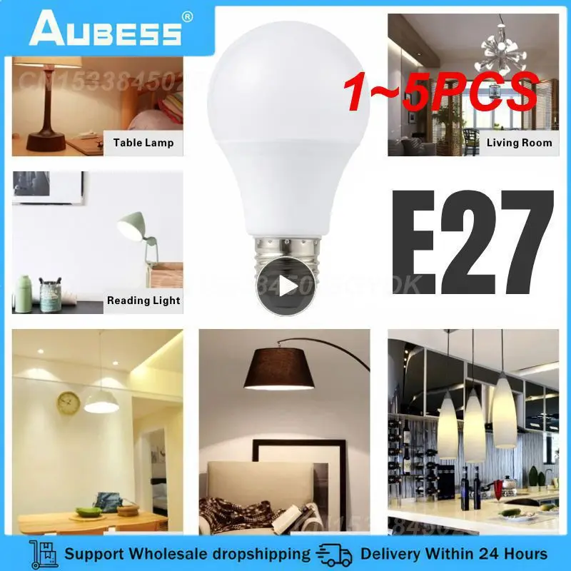 

1~5PCS lot LED Bulb E27 E14 20W 18W 15W 12W 9W 6W 3W Lampada LED Light 220V Bombilla Spotlight Lighting Cold/Warm White Lamp