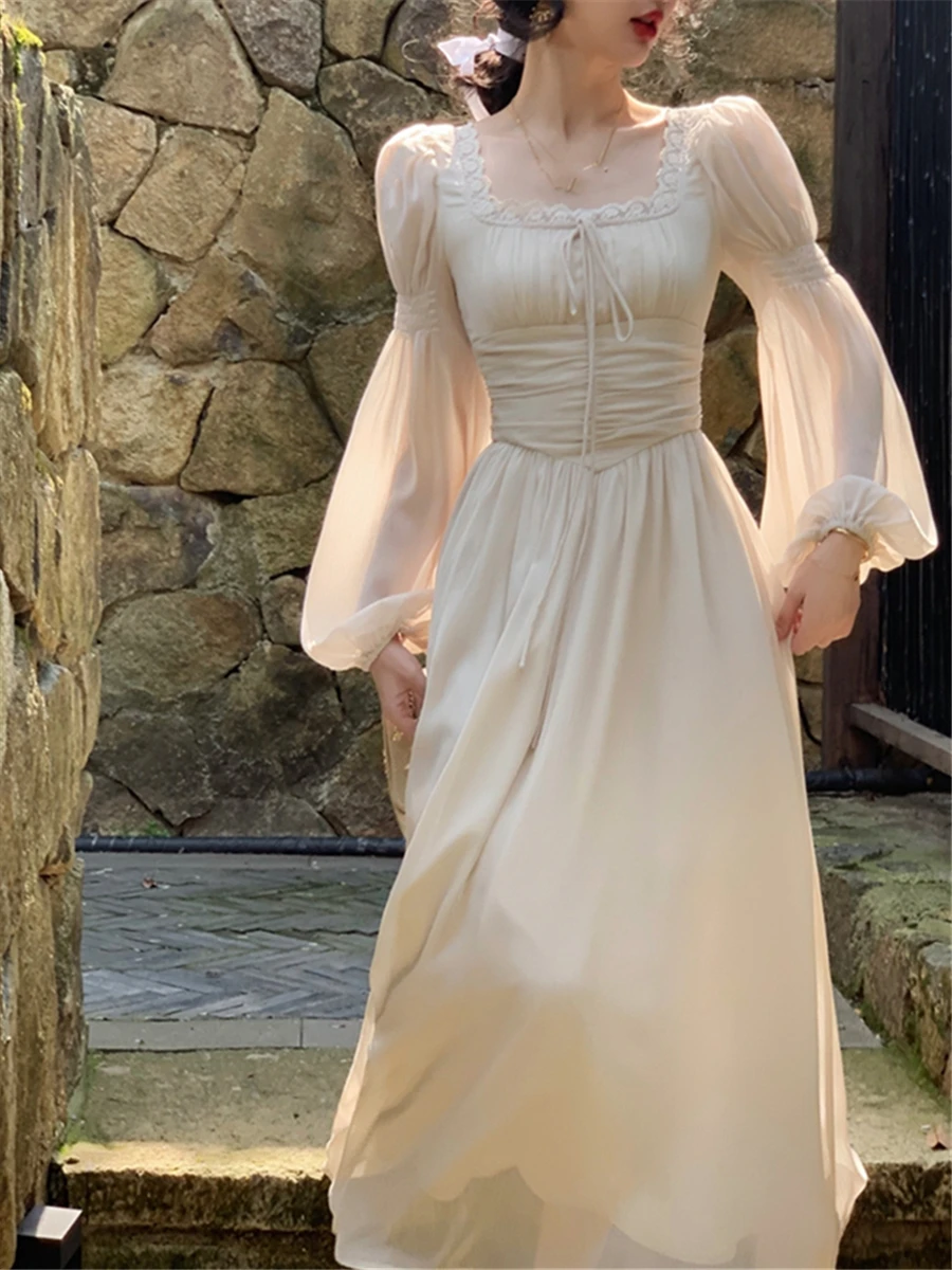 Midi Dress Women 2023 Summer New Vintage French Corset Ruched Dresses Bodycon Elegant Evening Robe Female Slim Clothes Vestidos
Midi Dress Women 2023 Summer New Vintage French Corset Ruched Dresses Bodycon Elegant Evening Robe Female Slim Clothes Vestidos