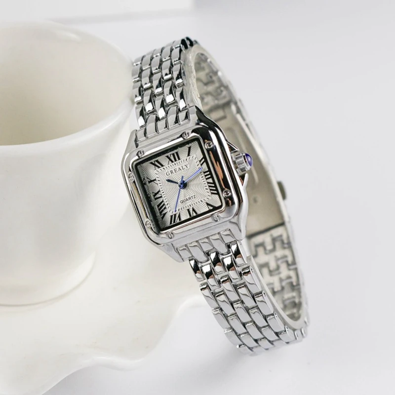 Women's Fashion Square Watches 2023 Brand Ladies Quartz Wristwatch Classic Silver Simple Femme Steel Band Clock Zegarek Damski
Women's Fashion Square Watches 2023 Brand Ladies Quartz Wristwatch Classic Silver Simple Femme Steel Band Clock Zegarek Damski