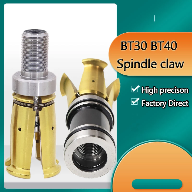 

BT30 Male BT40 Female BT50 Tool Spindle Four Flaps Claw Pull Claw Collet CNC Machine Center