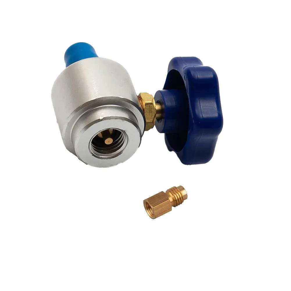 R134A can tap valve dispenser self sealing and durable compatible with R 134a tank and AC charging hose easy to use
R134A can tap valve dispenser self sealing and durable compatible with R 134a tank and AC charging hose easy to use