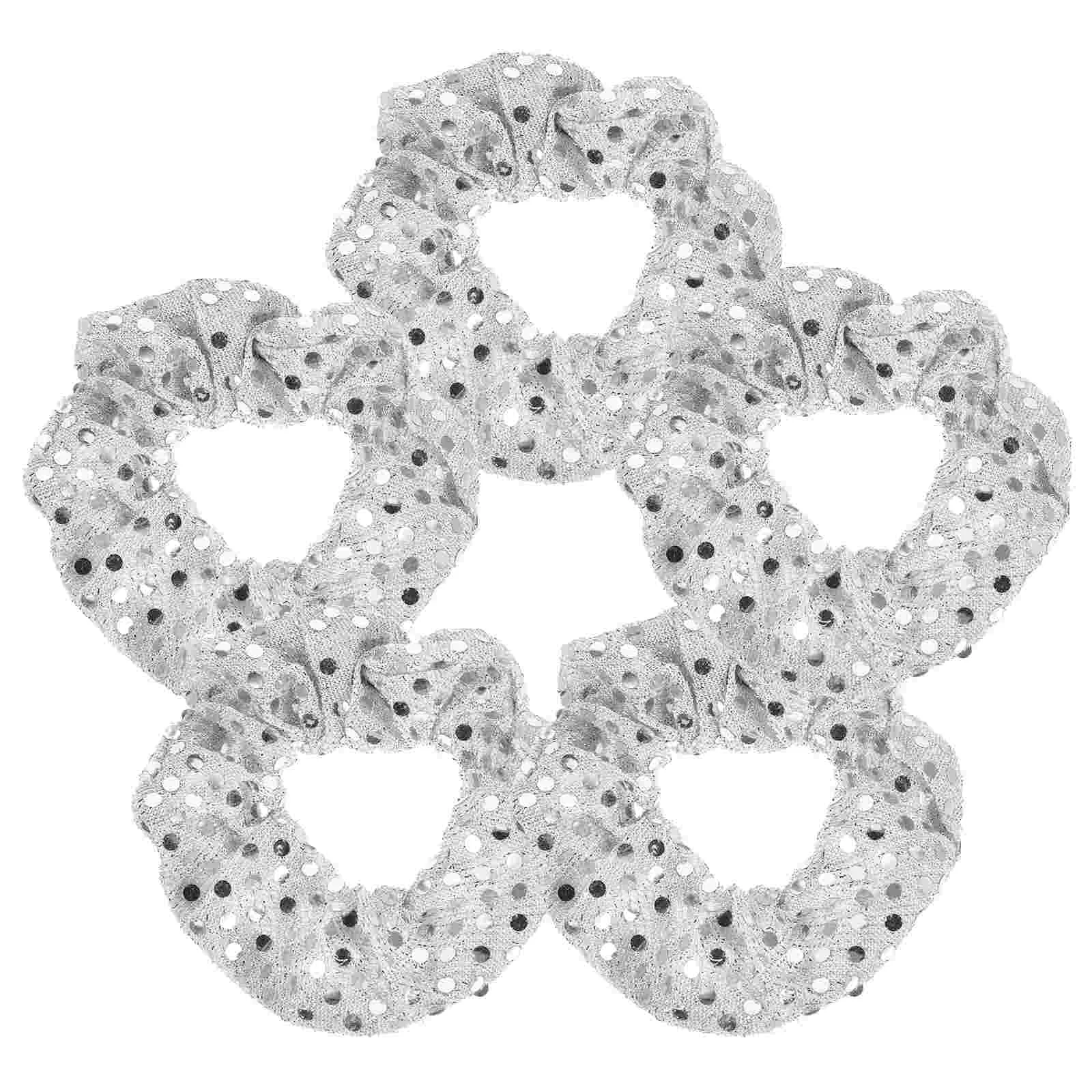 5pcs Christmas Hair Scrunchies Sequins Hair Ties Xmas Elastic Hair Bands Chiffon Ponytail Holder Hair Accessories Ropes for
5pcs Christmas Hair Scrunchies Sequins Hair Ties Xmas Elastic Hair Bands Chiffon Ponytail Holder Hair Accessories Ropes for