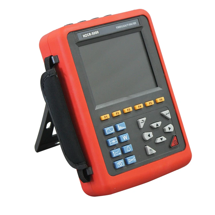 HuaZheng HZCR-5000 Small size handheld power and harmonics analyzer peak power quality analyzer
HuaZheng HZCR-5000 Small size handheld power and harmonics analyzer peak power quality analyzer