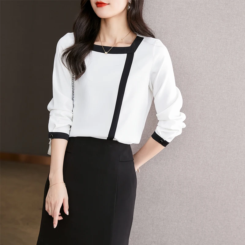 Women's Tops White Shirts Autumn Fashion Long Sleeve Chiffon Shirts Blouses Pullover Loose Women's Tops
Women's Tops White Shirts Autumn Fashion Long Sleeve Chiffon Shirts Blouses Pullover Loose Women's Tops