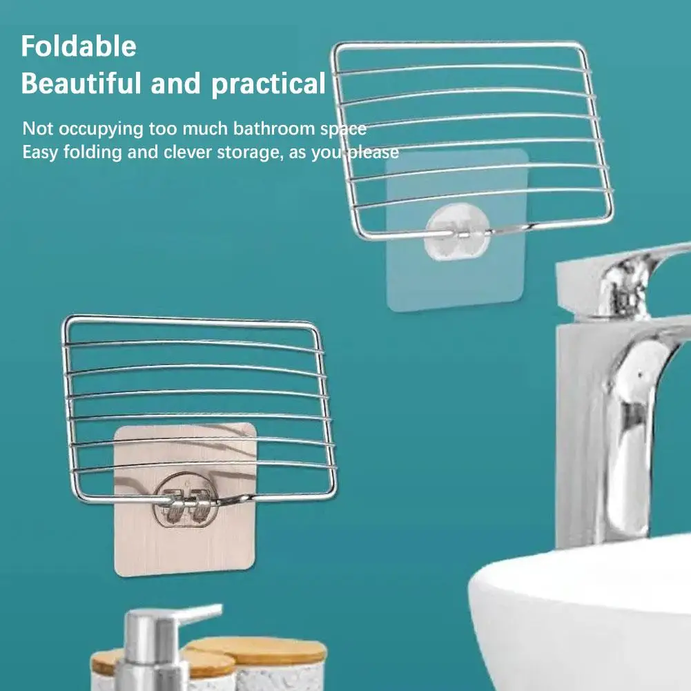 1pc-Stainless Steel Soap Rack Punch-free Nail-free Sucker Shelf Light Single Box Drain Layer Bathroom Soap Wall Luxury Hang Q3Q9
1pc-Stainless Steel Soap Rack Punch-free Nail-free Sucker Shelf Light Single Box Drain Layer Bathroom Soap Wall Luxury Hang Q3Q9