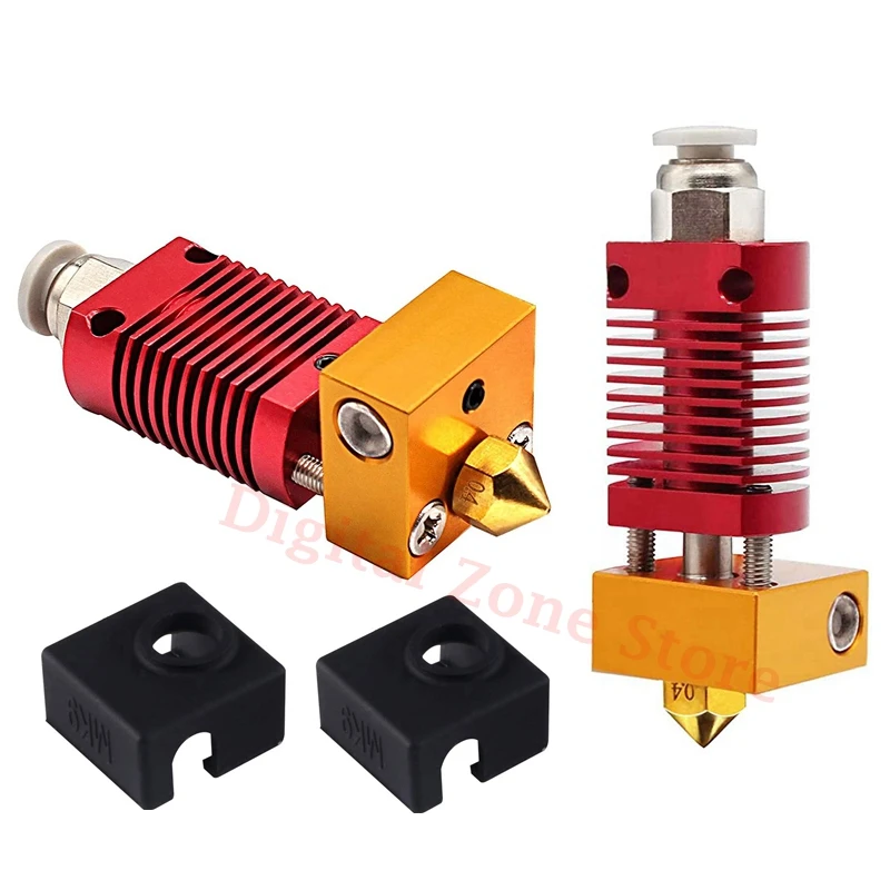 2Pcs 3D Printer MK8 Extruder Hotend Assembled Kit 24V with Heater Block Silicone Sock for CR10/Ender 3/Ender 3 Pro/Ender 3 V2
2Pcs 3D Printer MK8 Extruder Hotend Assembled Kit 24V with Heater Block Silicone Sock for CR10/Ender 3/Ender 3 Pro/Ender 3 V2