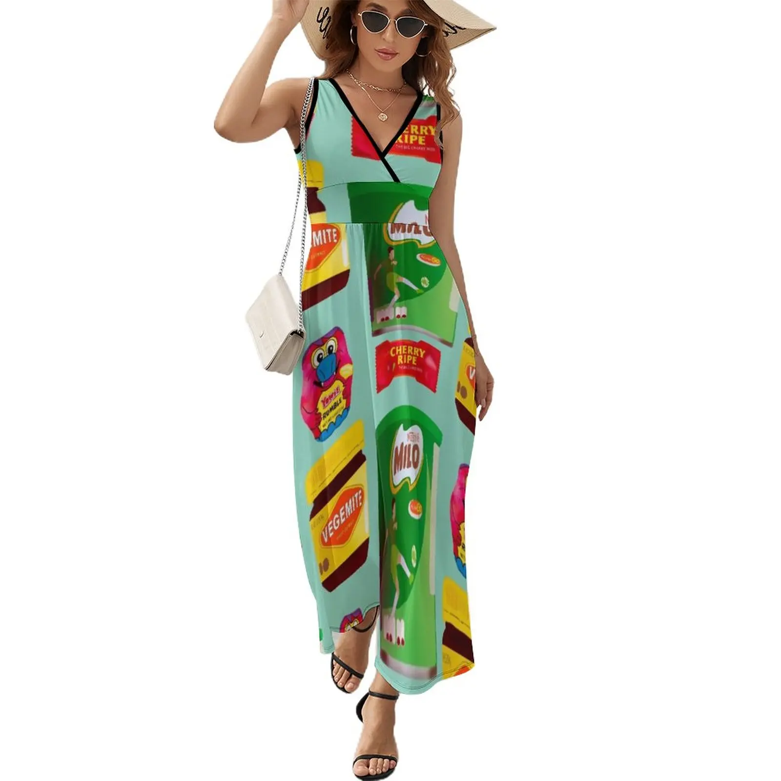 Australian Snacks Sleeveless Dress beach outfits for women summer dress korean women Woman dresses
Australian Snacks Sleeveless Dress beach outfits for women summer dress korean women Woman dresses