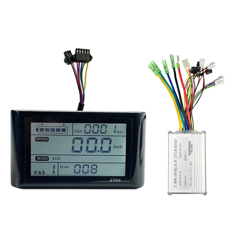 

New For 48V/36V 250W/350W E-Bike Brushless Motor Controller SW900 LCD Display Kit Electric Bicycle Scooter Accessories