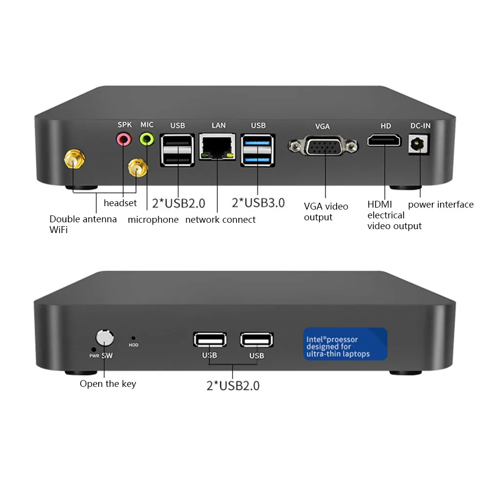 2022 New Mini Host Computer Mini Game Desktop Small Host Office 1000M/I5-3210m/I7-3520m/I3-3110M Processor RAM 8G+SSD 128G
2022 New Mini Host Computer Mini Game Desktop Small Host Office 1000M/I5-3210m/I7-3520m/I3-3110M Processor RAM 8G+SSD 128G