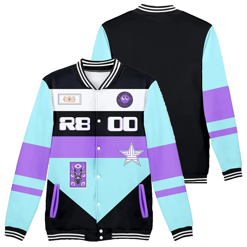 Ranboo R800 Merch Varsity Jackets Baseball Uniform Sweatshirt Dream Team SMP Long Sleeve Women Men Cosplay Clothes
Ranboo R800 Merch Varsity Jackets Baseball Uniform Sweatshirt Dream Team SMP Long Sleeve Women Men Cosplay Clothes