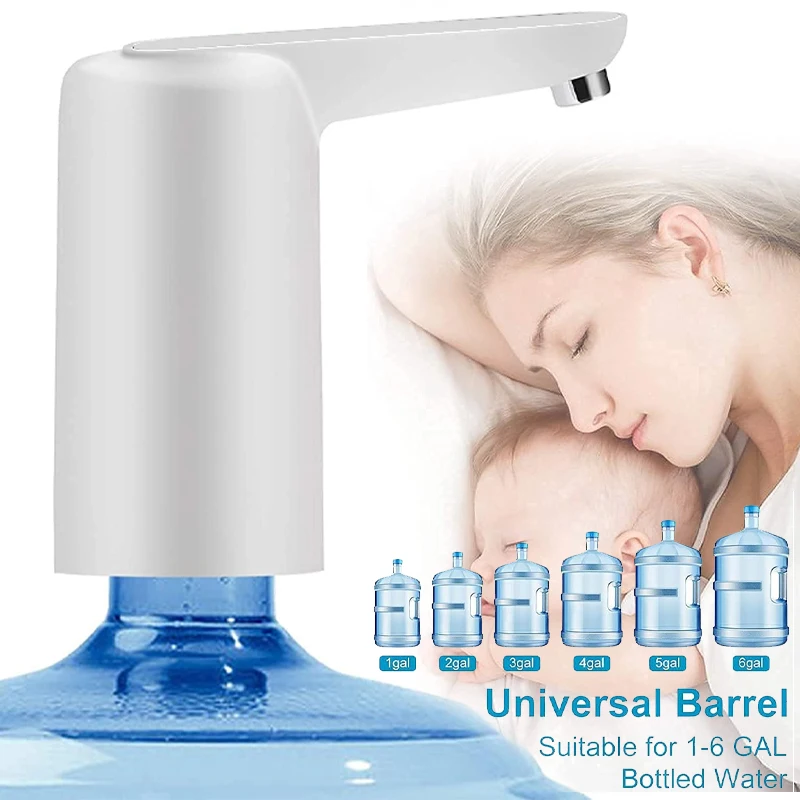 Water Dispenser Pump USB Charging Automatic Drinking Pump Portable Electric Bottled Water Water Dispenser for 5 Gallon Bottle
Water Dispenser Pump USB Charging Automatic Drinking Pump Portable Electric Bottled Water Water Dispenser for 5 Gallon Bottle
