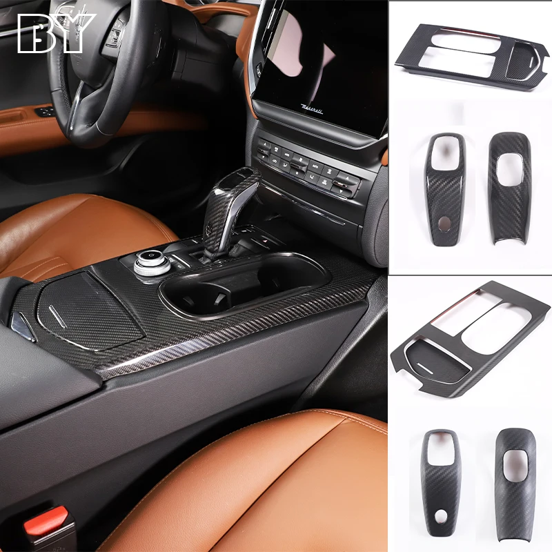 Interior For Maserati Ghibli 2017-23 Real Carbon Fiber Gear Shift Panel Trim Cover Car Gear Shift Knob Gear Head Cover Accessory
Interior For Maserati Ghibli 2017-23 Real Carbon Fiber Gear Shift Panel Trim Cover Car Gear Shift Knob Gear Head Cover Accessory