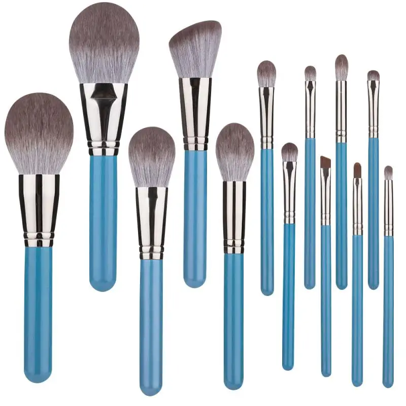 

Набор кистей для макияжа серия Iris высококачественные синтетические волосы синие кисти для пудры румян основы теней для век Инструменты для красоты